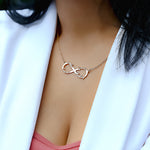 INFINITY FOUR NAME NECKLACE