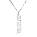 DROP DOWN GOTHIC NAME NECKLACE