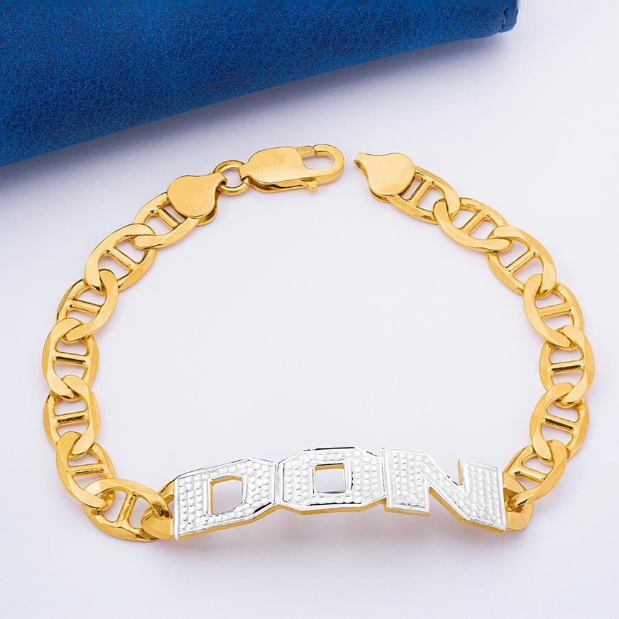 Men's Personalized Name Bracelet "DON"