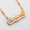 Double Name Plate Necklace (Marissa)