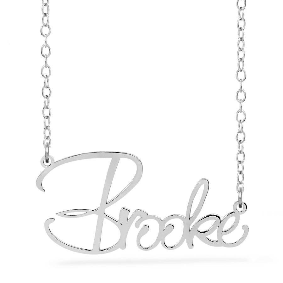 "Brooke Style" Name Plate Necklace