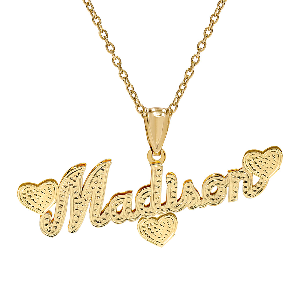 LOVELY DOUBLE PLATED NAME NECKLACE