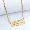 3D YEAR NECKLACE