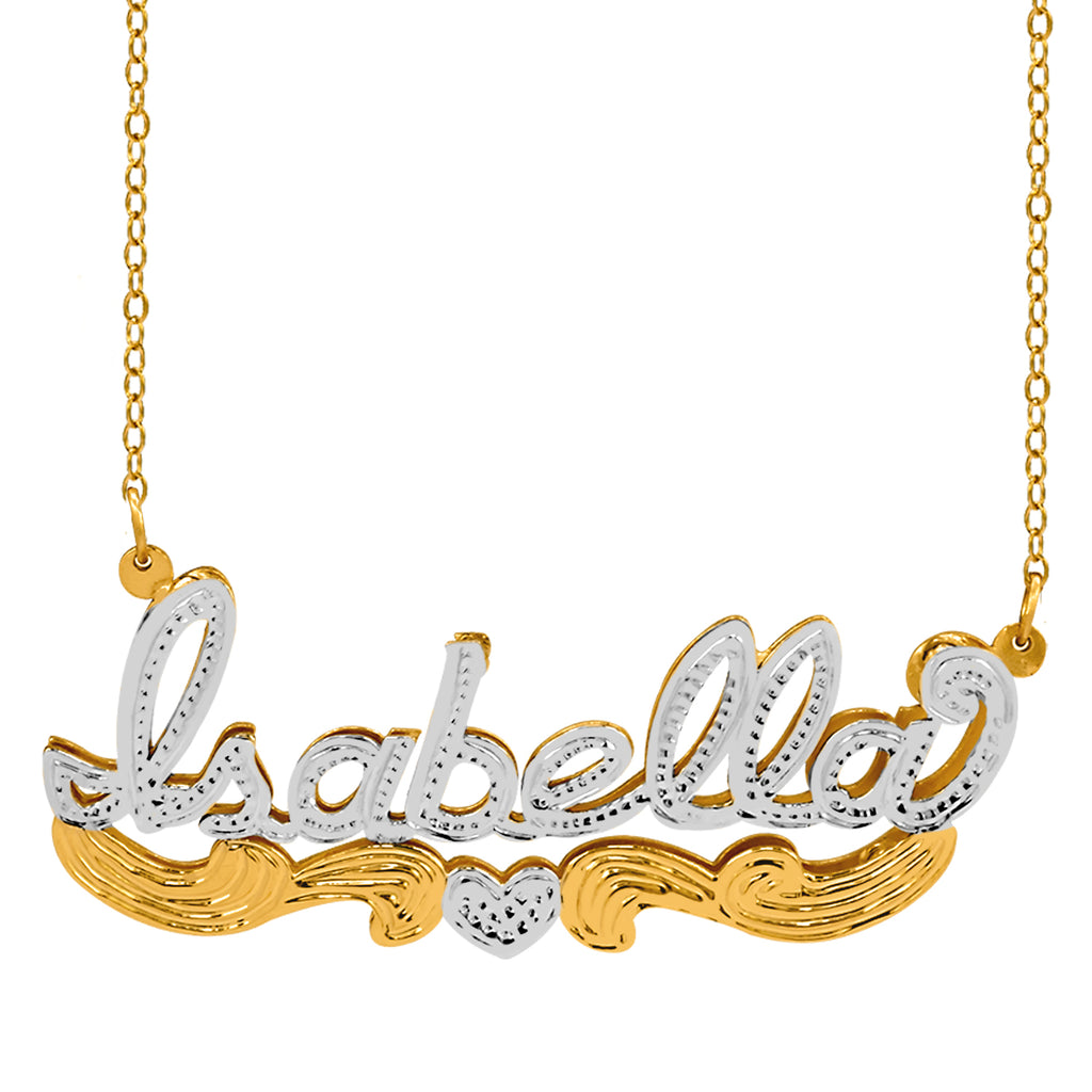 "Isabella" Double Name Necklace