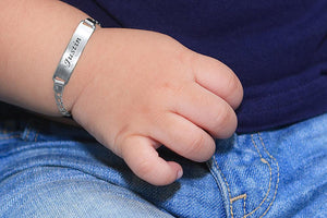 Engraved Baby Bracelet