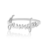 Script Style Name Ring
