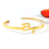 Personalized Name Bangle Bracelet