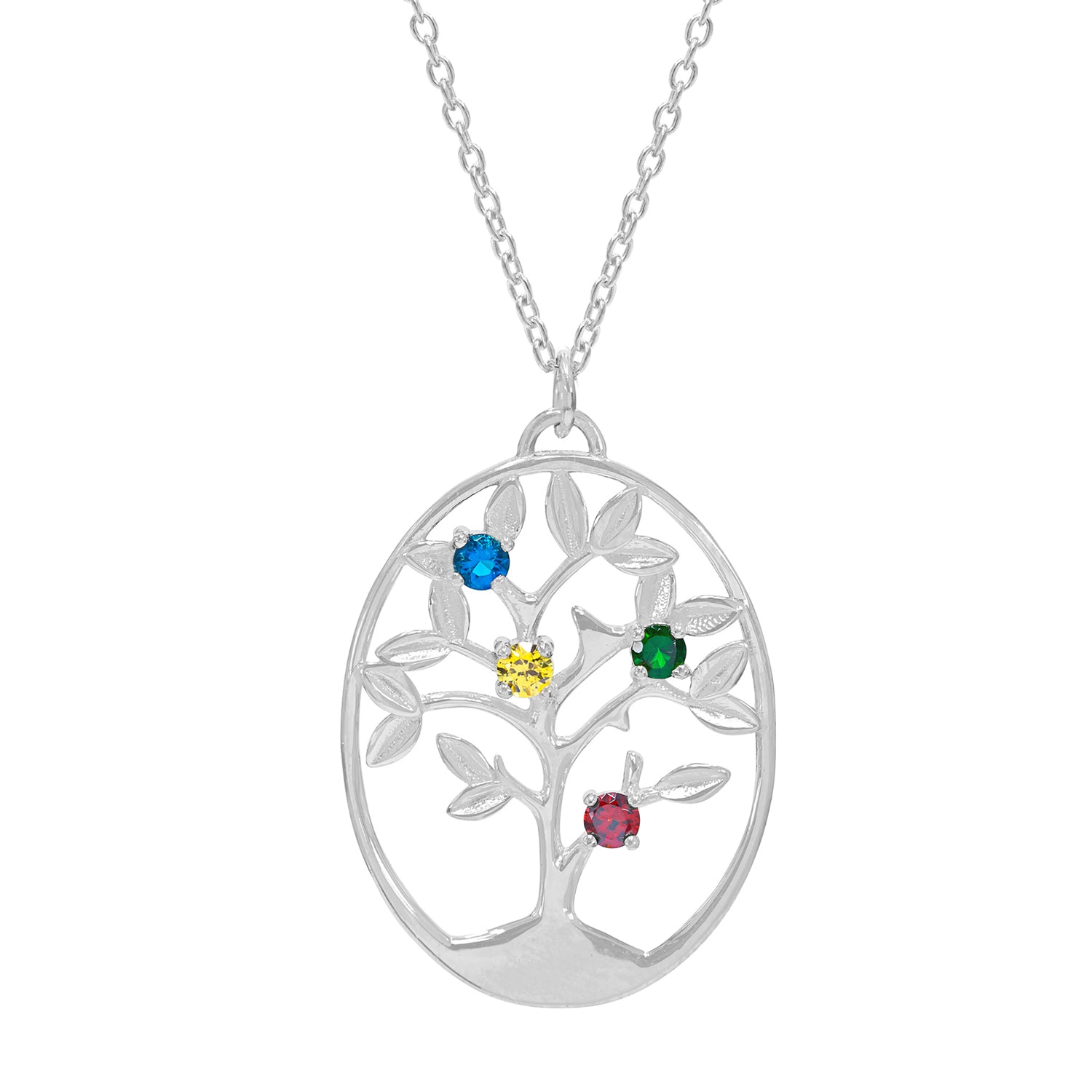 Round-Shaped Family Tree Necklace