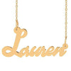 Script Name Necklace "Lauren"