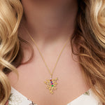 Family Birthstones Tree Necklace