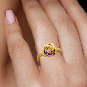 Knot Birthstones Ring