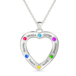 Heart-Shaped Family Pendant
