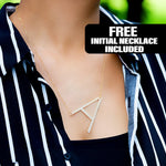 Name Necklace of your Choice with FREE Initial Necklace!