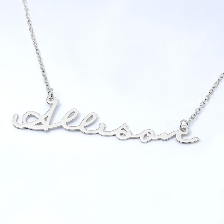 Name Necklace of your Choice with FREE Initial Necklace!