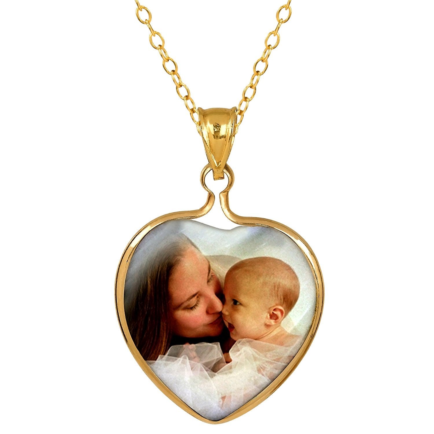 Mother of Pearl Photo Pendant
