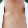 Script Name Necklace "Carrie"