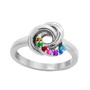 Knot Birthstones Ring