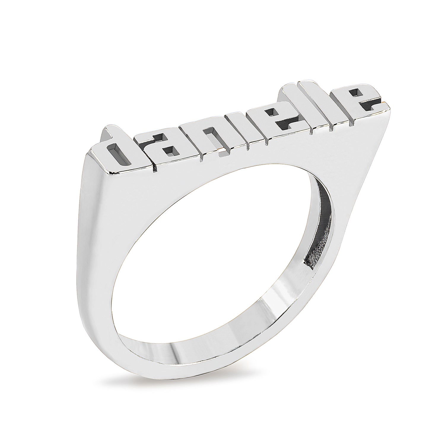 LOWERCASE BLOCK NAME RING