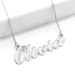 Bold Script Name Necklace