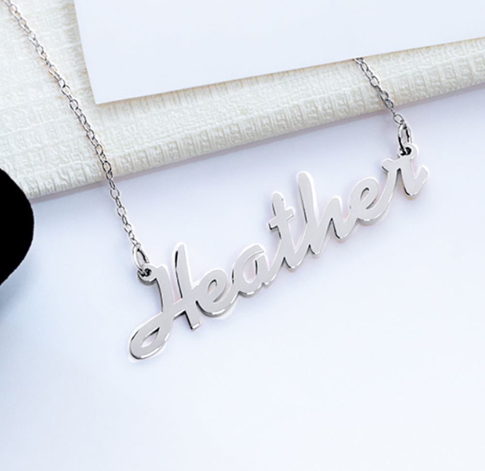 Hand Script Name Necklace