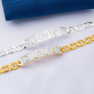 Men's Personalized Name Bracelet "DON"