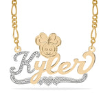 Minnie Mouse Design Single Name Plate