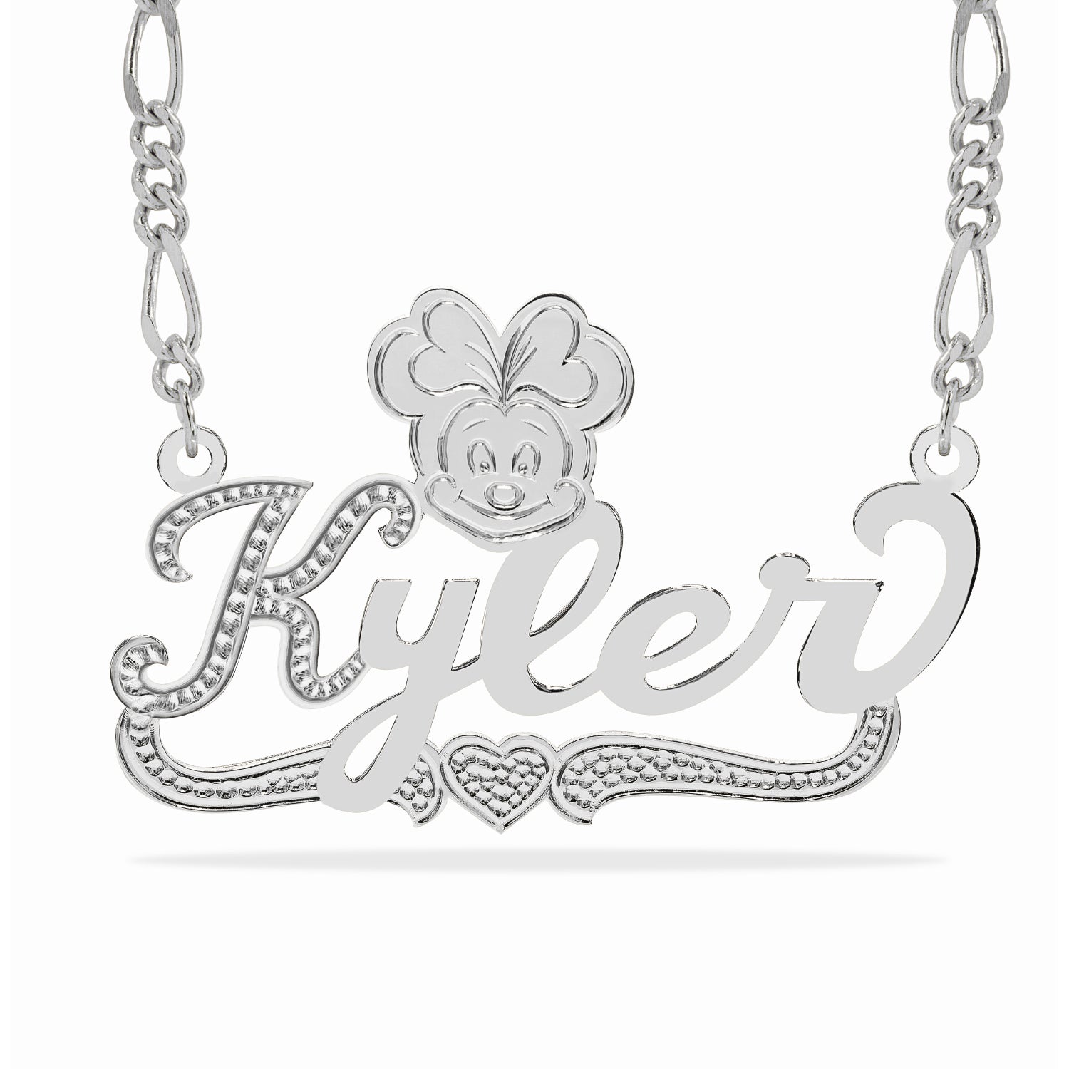 Minnie Mouse Design Single Name Plate