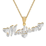 LOVELY DOUBLE PLATED NAME NECKLACE