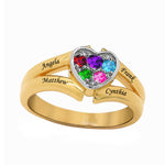Engraved Names Family Ring