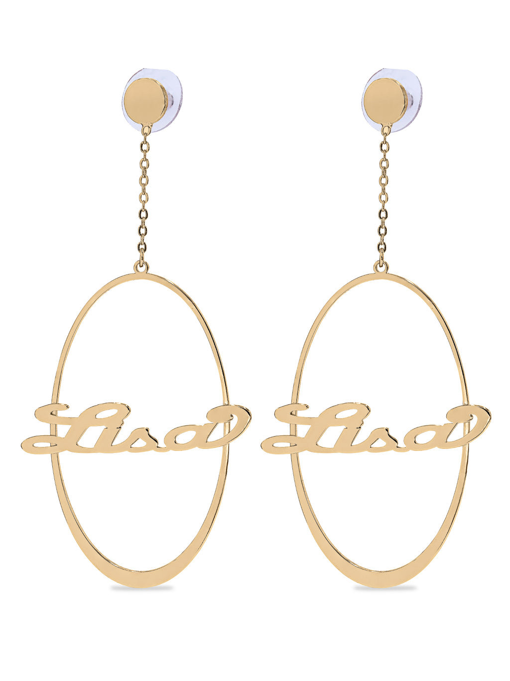 Personalized Script Name Earrings