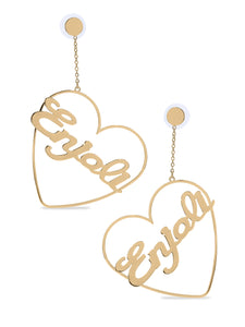 Personalized Script Name Earrings