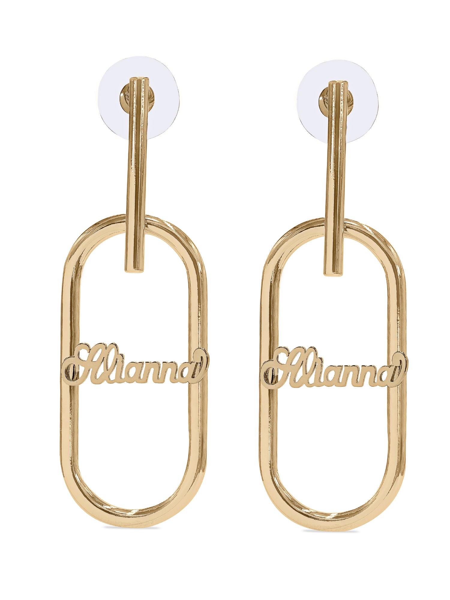 Personalized Script Name Earrings