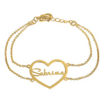 HEART NAMEPLATE BRACELET