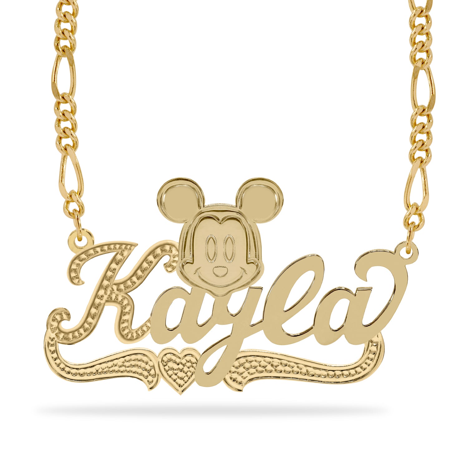 Mickey Mouse Design Single Name Plate
