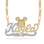 Mickey Mouse Design Single Name Plate