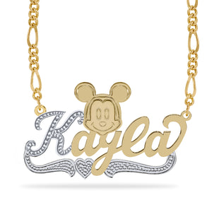Mickey Mouse Design Single Name Plate