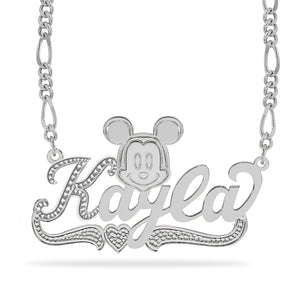 Mickey Mouse Design Single Name Plate