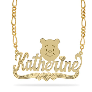 Pooh Design Single Name Plate