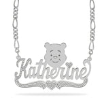 Pooh Design Single Name Plate