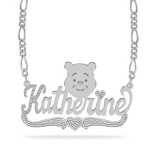 Pooh Design Single Name Plate