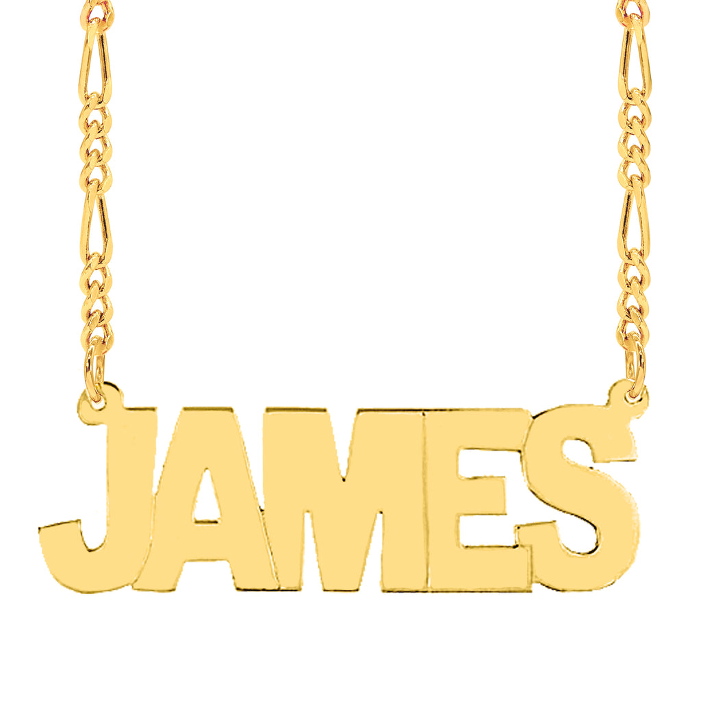 Block Name Necklace
