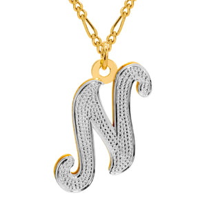 Large Initial Necklace