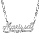 Double Name Plate Necklace (Marissa)