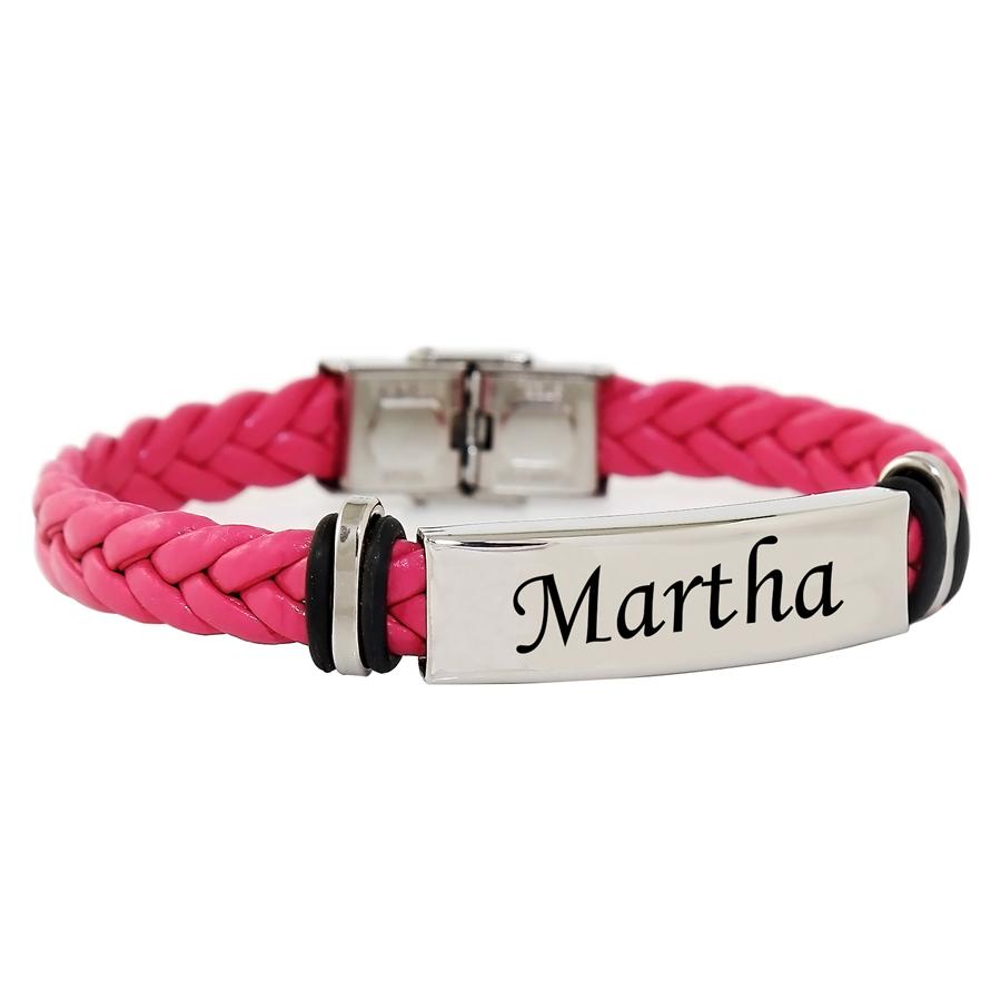 Braided Leatherette Bracelet