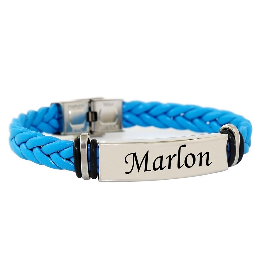 Braided Leatherette Bracelet