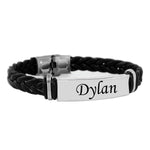Braided Leatherette Bracelet