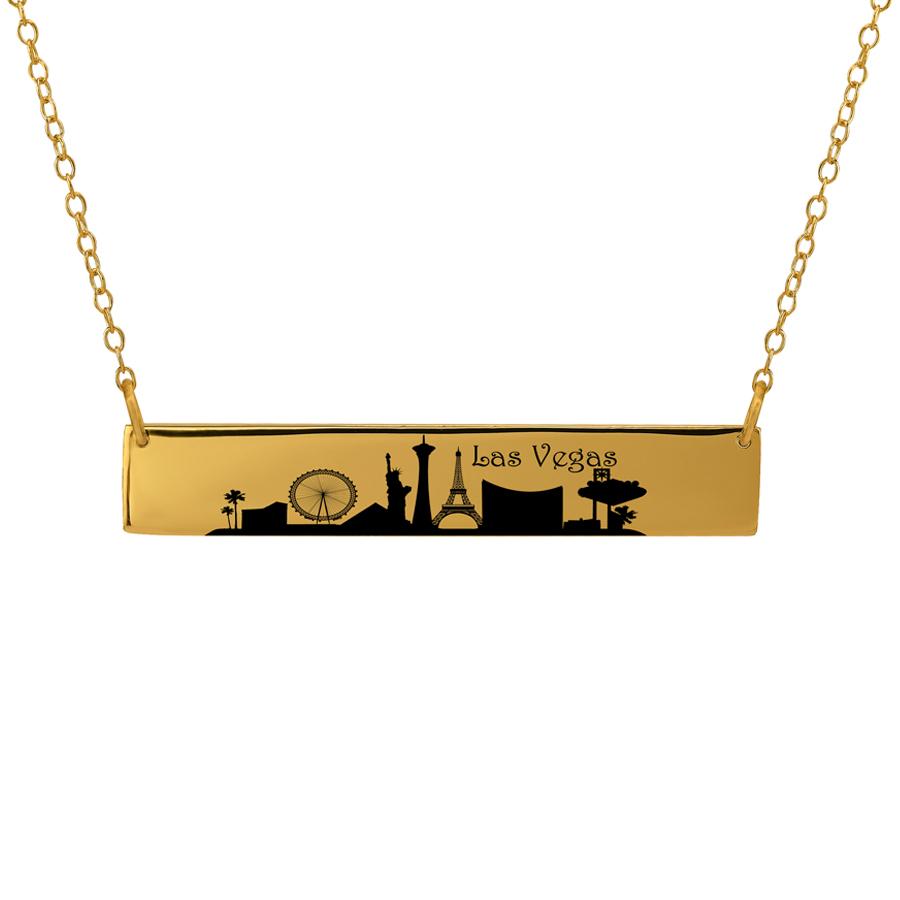 City Skyline Bar Necklace
