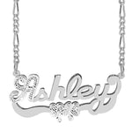 Bow Double Name Plate