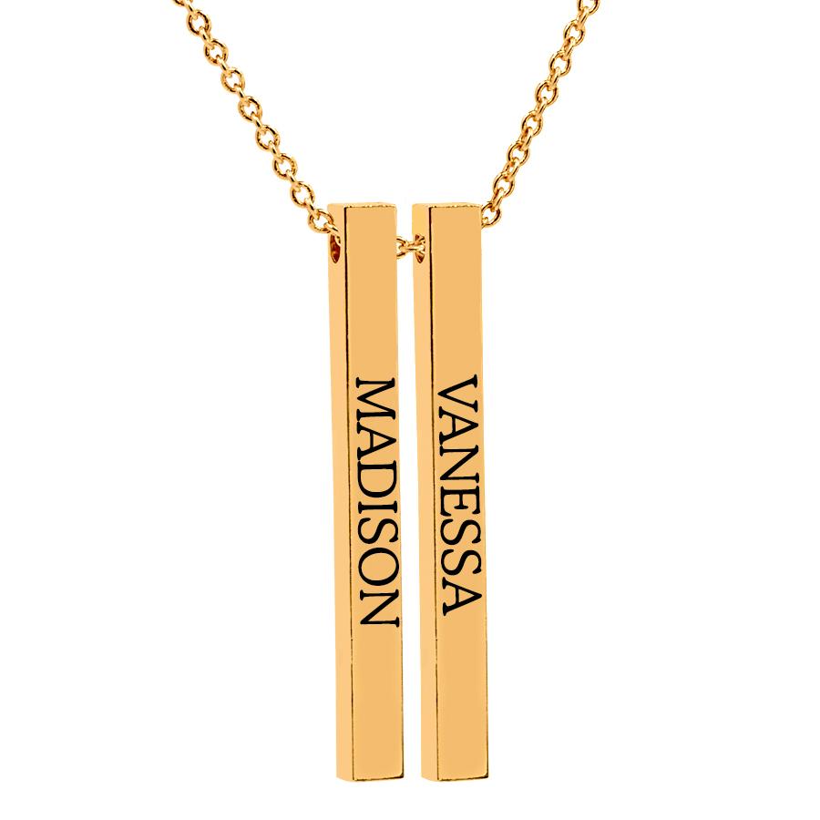 Hanging Name Bar Necklace