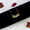 Name Necklace with Lower Tails & Heart "Alexandra"